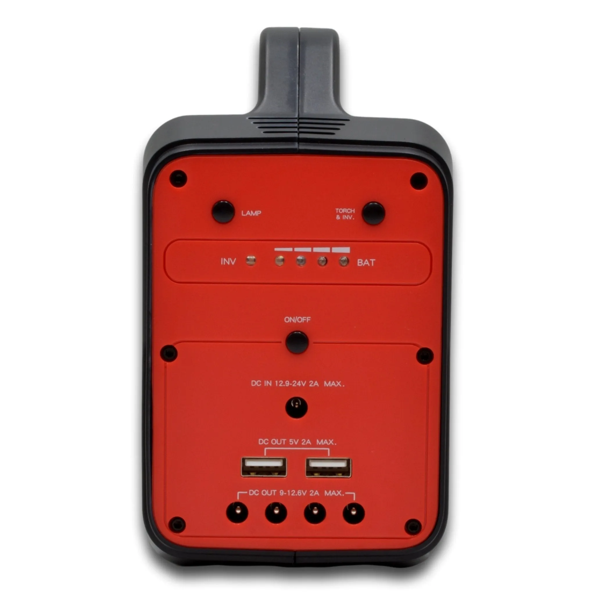 SR Portables Thia 130wh 10ah Portable Lithium Solar Generator Red Plus 40w Solar Panel